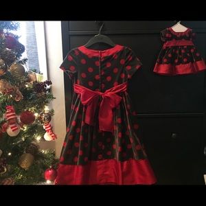 American girl Bitty baby matching dress